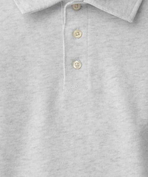 RAGEBLUE(レイジブルー)の「Drawstring Polo Shirt/ドロスト天竺ポロシャツ(Tシャツ/カットソー・メンズ・アッシュグレー/ネイビー・MEDIUM/LARGE)」の9枚目の写真