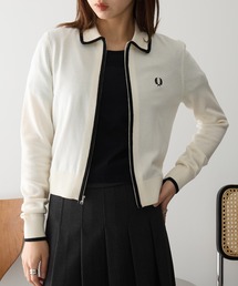 FRED PERRY | 【FRED PERRY】ZIP-THROUGH KNITTED SHIRT K3122/ジップスルーニットカーディガン(カーディガン/ボレロ)