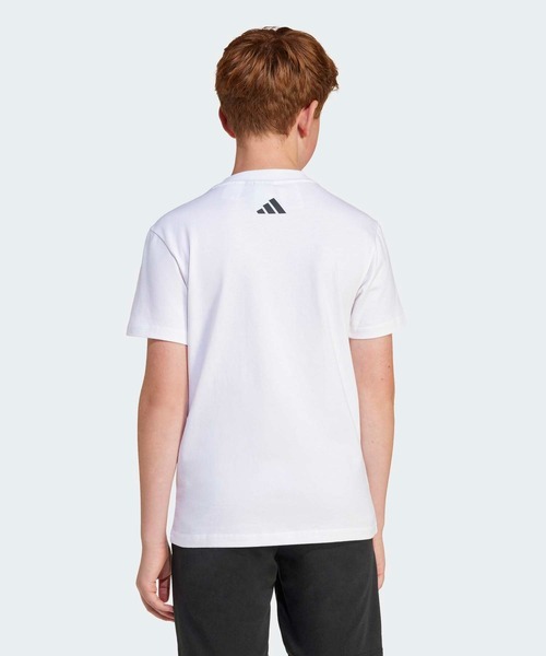 adidas(アディダス)の「adidas × Smileyworld グラフィック 半袖Tシャツ キッズ / アディダス adidas(Tシャツ/カットソー・キッズ・ホワイト/ブラック・130/140/150/160)」の5枚目の写真