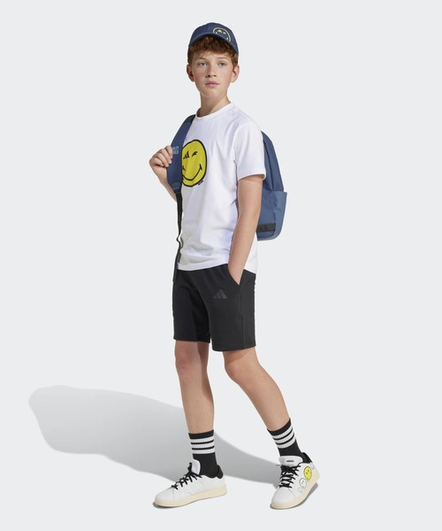 adidas(アディダス)の「adidas × Smileyworld グラフィック 半袖Tシャツ キッズ / アディダス adidas(Tシャツ/カットソー・キッズ・ホワイト/ブラック・130/140/150/160)」の8枚目の写真