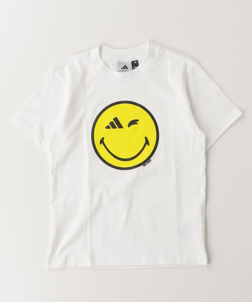 adidas(アディダス)の「adidas × Smileyworld グラフィック 半袖Tシャツ キッズ / アディダス adidas(Tシャツ/カットソー・キッズ・ホワイト/ブラック・130/140/150/160)」の15枚目の写真