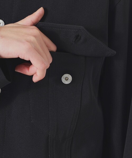 LOVELESS(ラブレス)の「バルキーツイルGジャン(ブルゾン・メンズ・ブラック・L/M/S)」の7枚目の写真