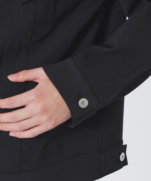 LOVELESS(ラブレス)の「バルキーツイルGジャン(ブルゾン・メンズ・ブラック・L/M/S)」の8枚目の写真