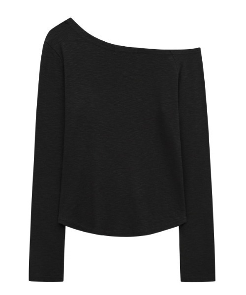 Midnight Move(ミッドナイトムーブ)の「A'GEM/9 × .kom 『MIDNIGHT MOVE/ミッドナイトムーブ』bt sl t/レタリングロングスリーブTシャツ(Tシャツ/カットソー・レディース・ホワイト/ブラック・FREE)」の19枚目の写真
