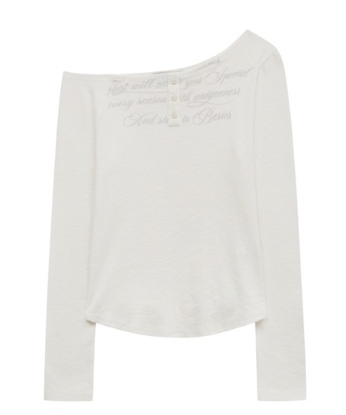 Midnight Move(ミッドナイトムーブ)の「A'GEM/9 × .kom 『MIDNIGHT MOVE/ミッドナイトムーブ』bt sl t/レタリングロングスリーブTシャツ(Tシャツ/カットソー・レディース・ホワイト/ブラック・FREE)」の14枚目の写真