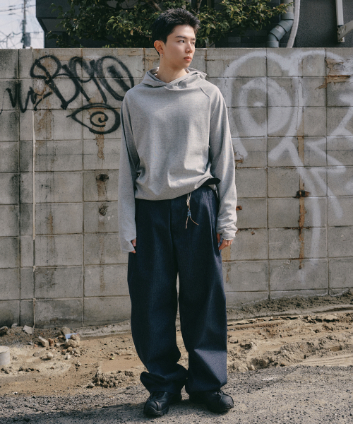 XERO（ゼロ）の「フィンガーホールフードロングスリーブ [メランジグレー]（パーカー・レディース・その他・LARGE/MEDIUM）」の7枚目の写真