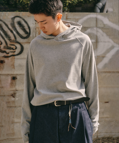 XERO（ゼロ）の「フィンガーホールフードロングスリーブ [メランジグレー]（パーカー・レディース・その他・LARGE/MEDIUM）」の8枚目の写真
