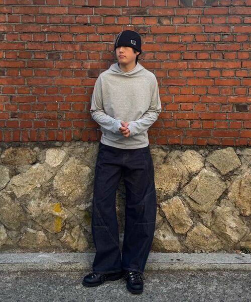 XERO（ゼロ）の「フィンガーホールフードロングスリーブ [メランジグレー]（パーカー・レディース・その他・LARGE/MEDIUM）」の3枚目の写真