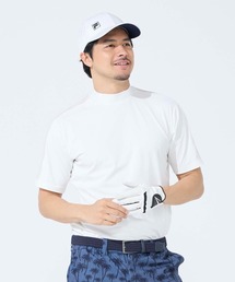 半袖モックネックシャツ