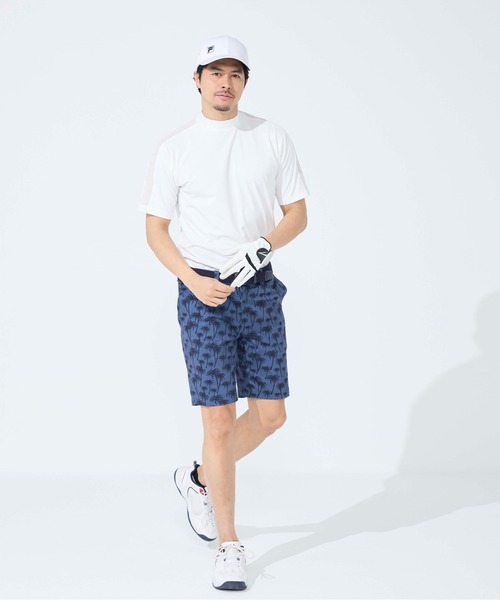 FILA GOLF(フィラゴルフ )の「半袖モックネックシャツ(Tシャツ/カットソー・メンズ・グレー/オフホワイト/ブラック・XX-LARGE/LARGE/X-LARGE/MEDIUM)」の7枚目の写真