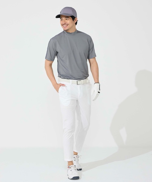 FILA GOLF(フィラゴルフ )の「半袖モックネックシャツ(Tシャツ/カットソー・メンズ・グレー/オフホワイト/ブラック・XX-LARGE/LARGE/X-LARGE/MEDIUM)」の9枚目の写真