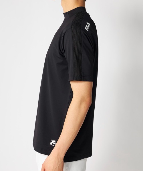 FILA GOLF(フィラゴルフ )の「半袖モックネックシャツ(Tシャツ/カットソー・メンズ・グレー/オフホワイト/ブラック・XX-LARGE/LARGE/X-LARGE/MEDIUM)」の16枚目の写真