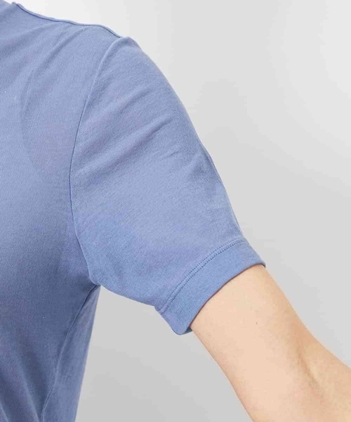 MICHEL KLEIN(ミッシェル・クラン)の「シアークルーネック プルオーバー(Tシャツ/カットソー・レディース・ブルー/アイボリー/クリーム・38)」の8枚目の写真