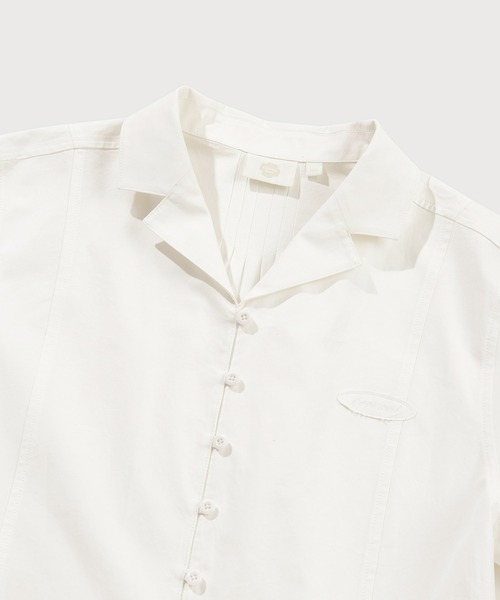 COVERNAT(カバーナット)の「WOMAN COLLARED HALF DRESS(ワンピース・レディース・アイボリー/ブラック・MEDIUM/SMALL)」の3枚目の写真