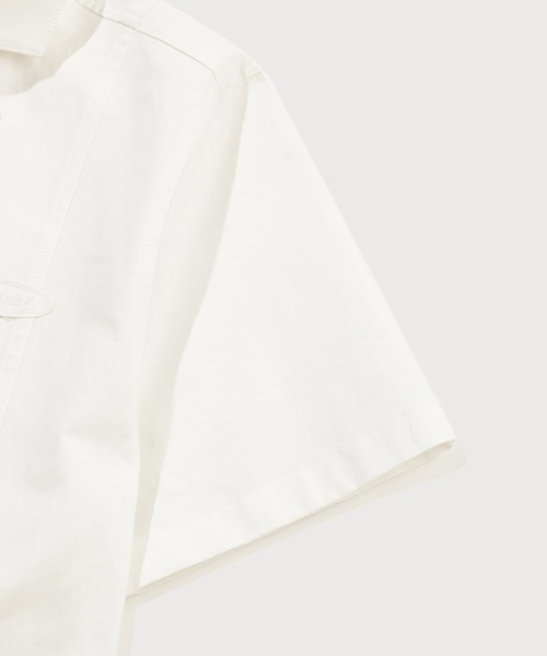 COVERNAT(カバーナット)の「WOMAN COLLARED HALF DRESS(ワンピース・レディース・アイボリー/ブラック・MEDIUM/SMALL)」の5枚目の写真