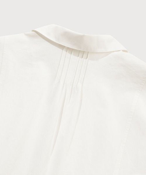 COVERNAT(カバーナット)の「WOMAN COLLARED HALF DRESS(ワンピース・レディース・アイボリー/ブラック・MEDIUM/SMALL)」の6枚目の写真