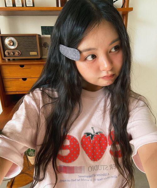 ambler(エムブラー)の「ストロベリー アプリケ刺繍 半袖Tシャツ AS1308 (アイボリー)(Tシャツ/カットソー・レディース・その他・SMALL/MEDIUM/FREE)」の10枚目の写真
