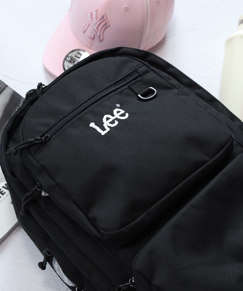 Lee(リー)の「Lee2ポケット2層リュック(バックパック/リュック・メンズ・ブラック×ブルー/ブラック×ホワイト/ライトベージュ・FREE)」の16枚目の写真