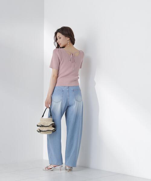 PROPORTION BODY DRESSING(プロポーションボディドレッシング)の「【加藤栞さん着用】<a>ワイドバレルパンツ / 1216139405(その他パンツ・レディース・ベージュ/ブルー系その他/ブルー・MEDIUM/P/S/SMALL)」の22枚目の写真