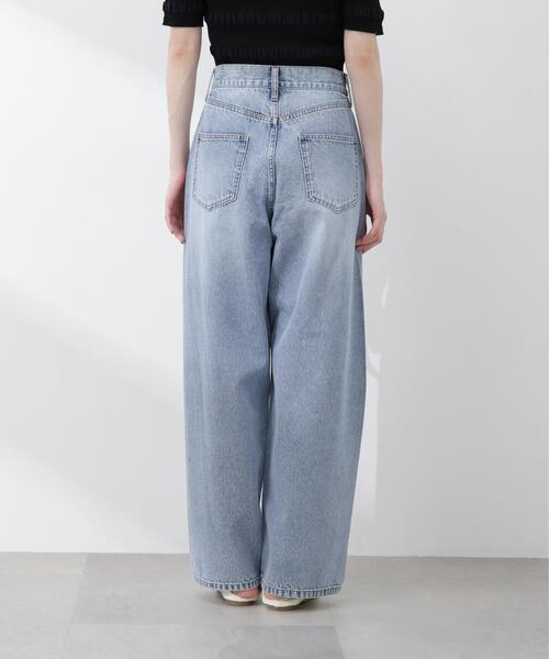 PROPORTION BODY DRESSING(プロポーションボディドレッシング)の「【加藤栞さん着用】<a>ワイドバレルパンツ / 1216139405(その他パンツ・レディース・ベージュ/ブルー系その他/ブルー・MEDIUM/P/S/SMALL)」の14枚目の写真