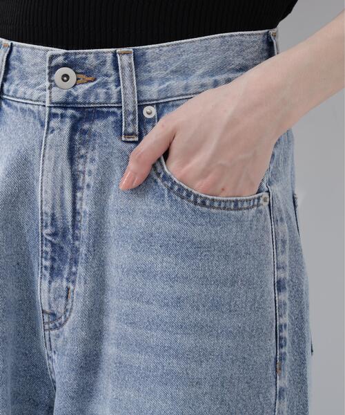 PROPORTION BODY DRESSING(プロポーションボディドレッシング)の「【加藤栞さん着用】<a>ワイドバレルパンツ / 1216139405(その他パンツ・レディース・ベージュ/ブルー系その他/ブルー・MEDIUM/P/S/SMALL)」の16枚目の写真