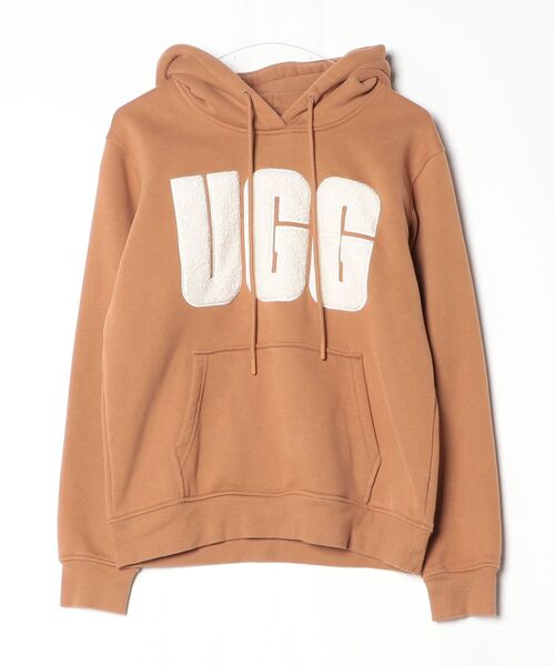 UGG ブラウン フード付きパーカー 未使用タグ付き UGG Australia（アグオーストラリア） UGG アグ パーカー レディース