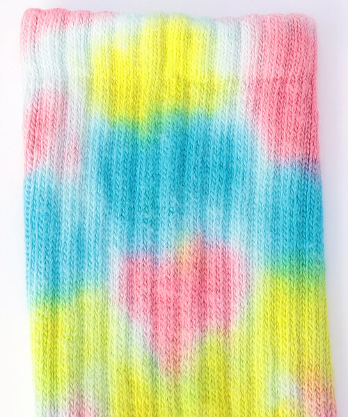 FREAK'S STORE(フリークスストア)の「タイダイ クルーソックス(25.0-27.0cm対応)(ソックス/靴下・メンズ・その他9・ONE SIZE)」の2枚目の写真