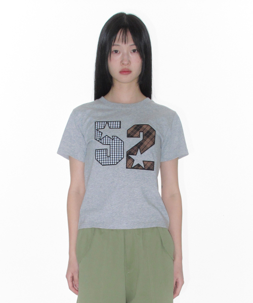 AMESWORLDWIDE(アメスワールドワイド)の「52 APPLIQUE TEE GREY(Tシャツ/カットソー・レディース・その他・SMALL/MEDIUM/LARGE)」の17枚目の写真