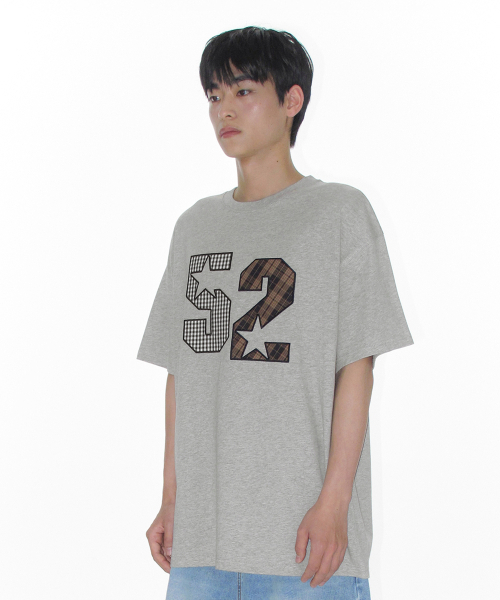 AMESWORLDWIDE(アメスワールドワイド)の「52 APPLIQUE TEE GREY(Tシャツ/カットソー・レディース・その他・SMALL/MEDIUM/LARGE)」の3枚目の写真