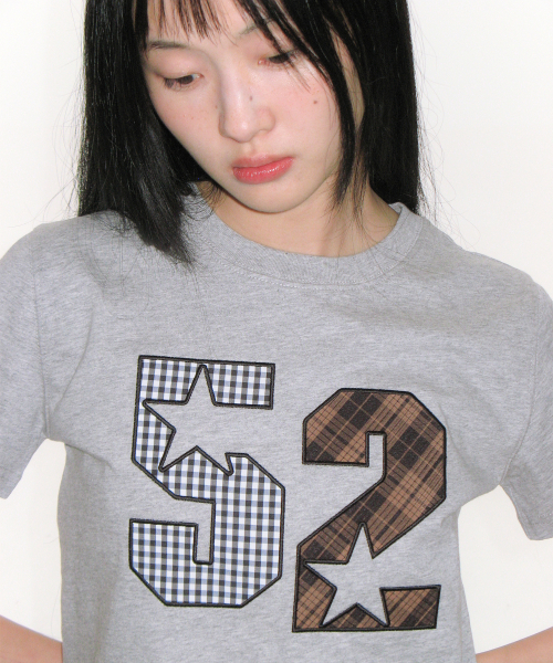 AMESWORLDWIDE(アメスワールドワイド)の「52 APPLIQUE TEE GREY(Tシャツ/カットソー・レディース・その他・SMALL/MEDIUM/LARGE)」の7枚目の写真