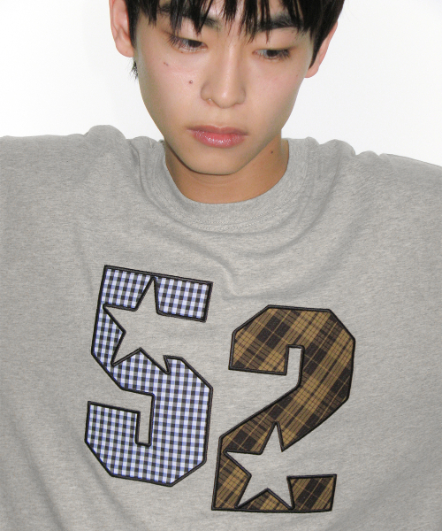 AMESWORLDWIDE(アメスワールドワイド)の「52 APPLIQUE TEE GREY(Tシャツ/カットソー・レディース・その他・SMALL/MEDIUM/LARGE)」の9枚目の写真