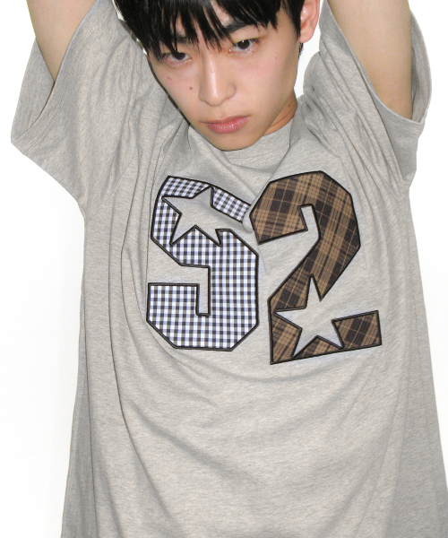 AMESWORLDWIDE(アメスワールドワイド)の「52 APPLIQUE TEE GREY(Tシャツ/カットソー・レディース・その他・SMALL/MEDIUM/LARGE)」の10枚目の写真