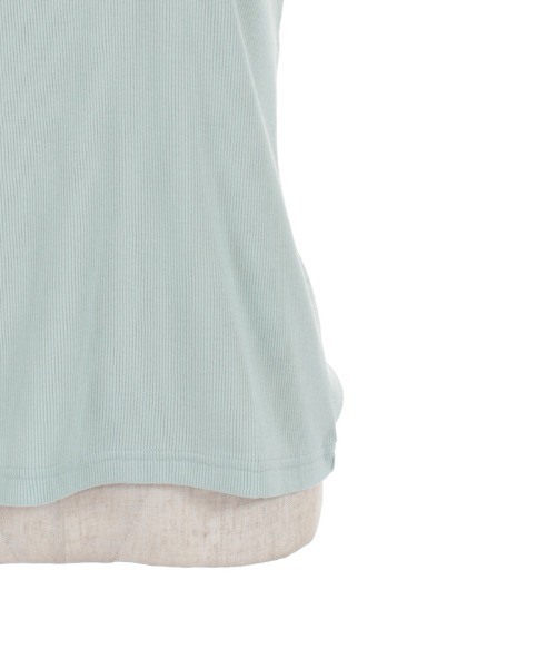 axes femme（アクシーズファム）の「吸水速乾モチーフレースタンク（タンクトップ・レディース・ブラック/ピンク/キナリ/オレンジ/ミント・FREE）」の13枚目の写真