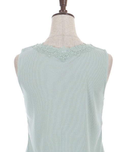 axes femme（アクシーズファム）の「吸水速乾モチーフレースタンク（タンクトップ・レディース・ブラック/ピンク/キナリ/オレンジ/ミント・FREE）」の14枚目の写真