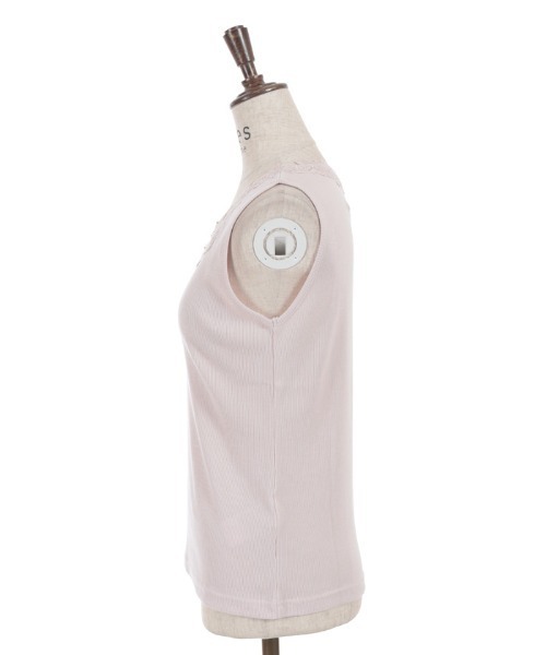 axes femme（アクシーズファム）の「吸水速乾モチーフレースタンク（タンクトップ・レディース・ブラック/ピンク/キナリ/オレンジ/ミント・FREE）」の17枚目の写真