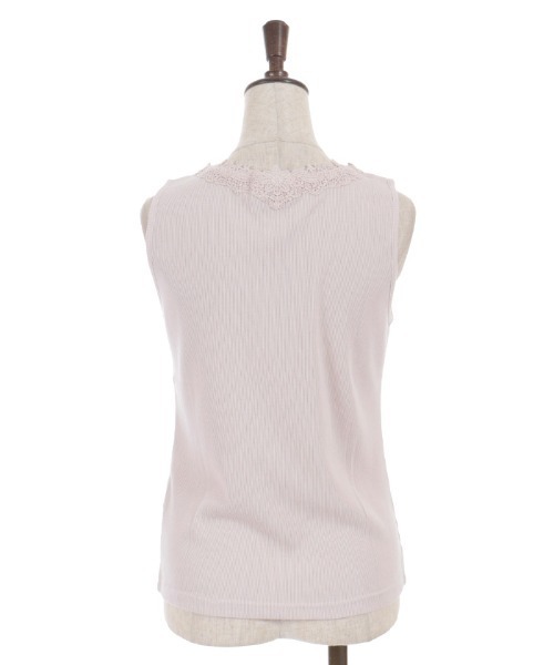 axes femme（アクシーズファム）の「吸水速乾モチーフレースタンク（タンクトップ・レディース・ブラック/ピンク/キナリ/オレンジ/ミント・FREE）」の18枚目の写真