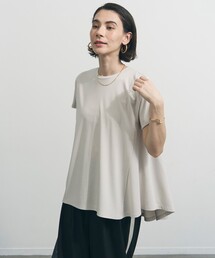セール】【洗える・接触冷感】プレーティングジャージー フレア