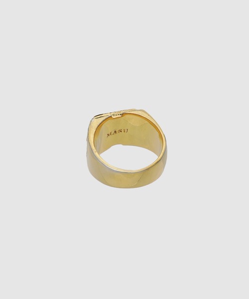 MASU(エムエーエスユー)の「SIGNET RING(リング・メンズ・シルバー/ゴールド・15号/17号/13号)」の3枚目の写真