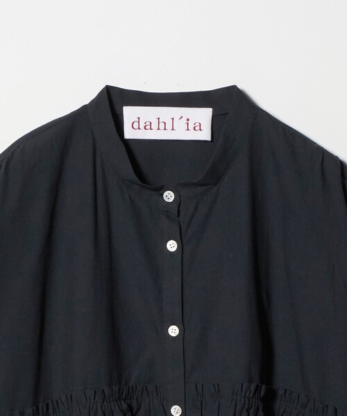 dahl'ia(ダリア)の「<dahl’ia>フリル ショートスリーブ ブラウス(シャツ/ブラウス・レディース・ブラック/コバルトブルー・FREE)」の14枚目の写真