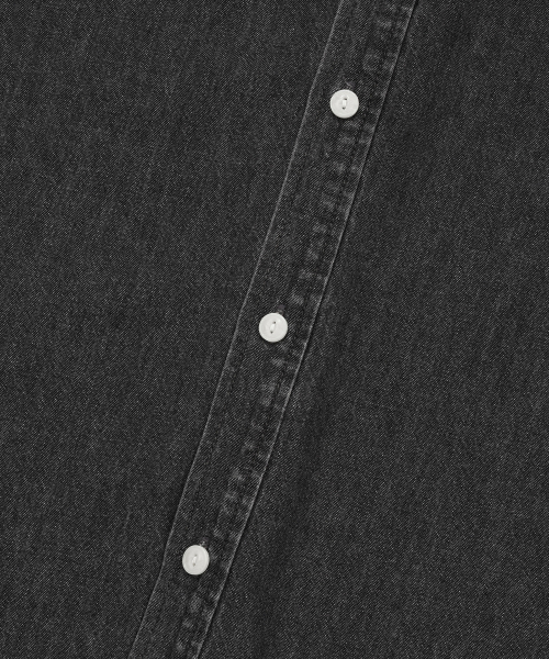COVERNAT(カバーナット)の「Cロゴデニムハーフシャツブラック(シャツ/ブラウス・レディース・その他・X-SMALL/SMALL/MEDIUM/LARGE/X-LARGE/XX-LARGE)」の9枚目の写真