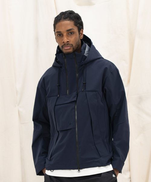 KALAPATTHAR(カラパタール)の「3 Layer Hard Shell Mid-Jacket - NAVY(ナイロンジャケット・メンズ・その他・MEDIUM/LARGE)」の1枚目の写真