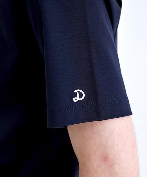 DRESSTERIOR（ドレステリア）の「【接触冷感／抗菌防臭／消臭】ICE CLEAR COTTON モックネックTシャツ（Tシャツ/カットソー・メンズ・ブラック/ダークグレー/ネイビー/ホワイト・91/90/92/94）」の21枚目の写真