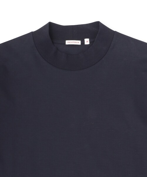 DRESSTERIOR（ドレステリア）の「【接触冷感／抗菌防臭／消臭】ICE CLEAR COTTON モックネックTシャツ（Tシャツ/カットソー・メンズ・ブラック/ダークグレー/ネイビー/ホワイト・91/90/92/94）」の16枚目の写真