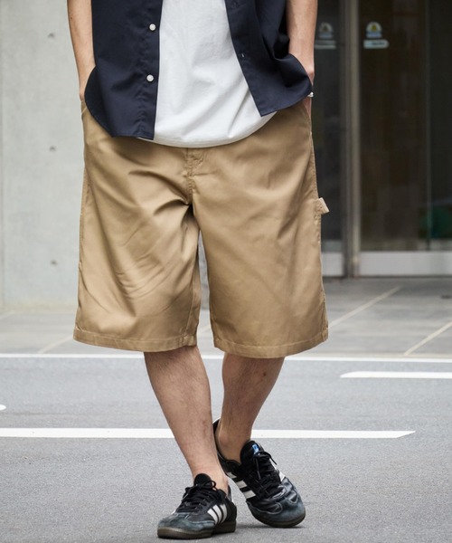 Dickies(ディッキーズ)の「【GENUINE DICKIES/ジェニュインディッキーズ】TCツイル ペインターハーフパンツ(その他パンツ・メンズ・ブラック/カーキ/ベージュ/インディゴブルー・L/XL/M)」の2枚目の写真
