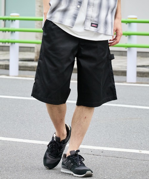 Dickies(ディッキーズ)の「【GENUINE DICKIES/ジェニュインディッキーズ】TCツイル ペインターハーフパンツ(その他パンツ・メンズ・ブラック/カーキ/ベージュ/インディゴブルー・L/XL/M)」の1枚目の写真