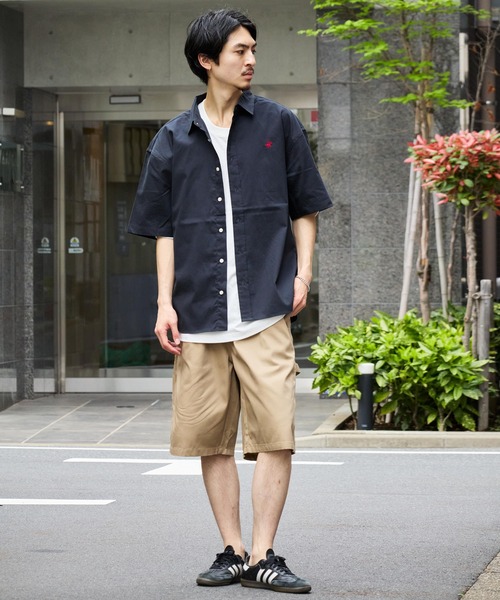 Dickies(ディッキーズ)の「【GENUINE DICKIES/ジェニュインディッキーズ】TCツイル ペインターハーフパンツ(その他パンツ・メンズ・ブラック/カーキ/ベージュ/インディゴブルー・L/XL/M)」の18枚目の写真