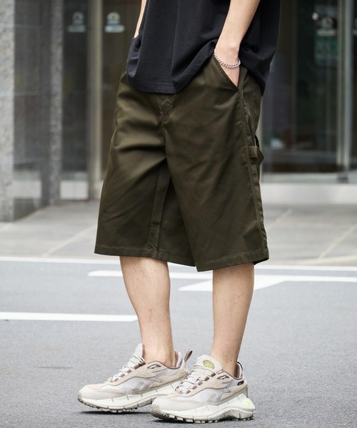 Dickies(ディッキーズ)の「【GENUINE DICKIES/ジェニュインディッキーズ】TCツイル ペインターハーフパンツ(その他パンツ・メンズ・ブラック/カーキ/ベージュ/インディゴブルー・L/XL/M)」の9枚目の写真