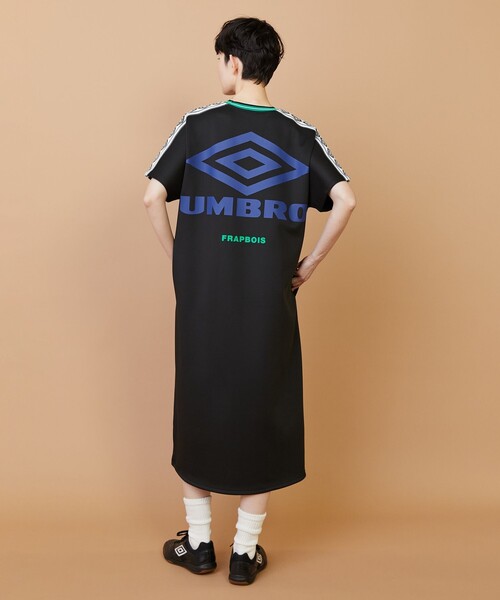 FRAPBOIS(フラボア)の「UMBRO ONE-PIECE(ワンピース・レディース・ブラック/グレー・1/0)」の4枚目の写真