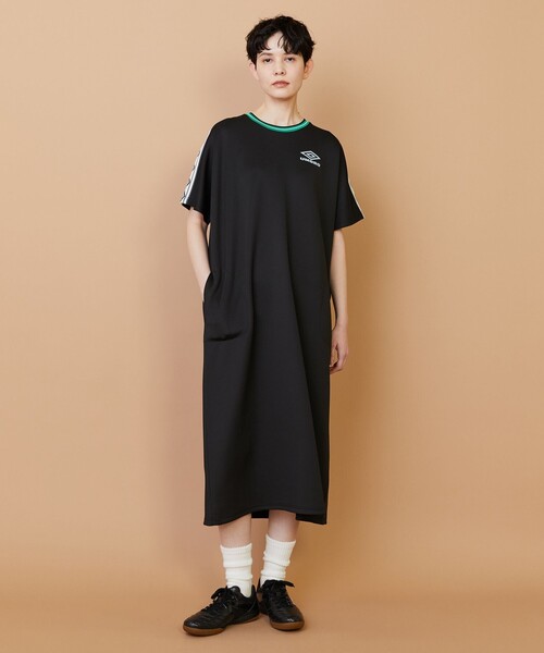 FRAPBOIS(フラボア)の「UMBRO ONE-PIECE(ワンピース・レディース・ブラック/グレー・1/0)」の6枚目の写真