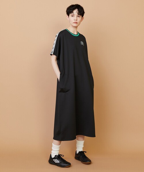 FRAPBOIS(フラボア)の「UMBRO ONE-PIECE(ワンピース・レディース・ブラック/グレー・1/0)」の10枚目の写真